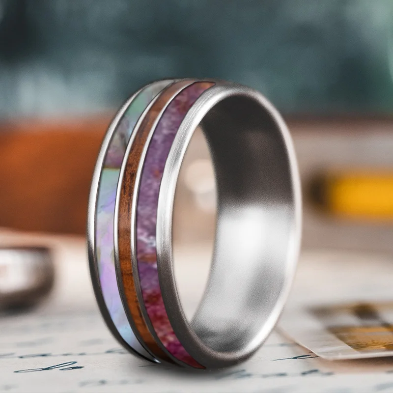 Glossy band rings-Custom Design - 3-Inlay Narrow Center Ring eoNW1rrAA5fjP4Jsxlazpt_d