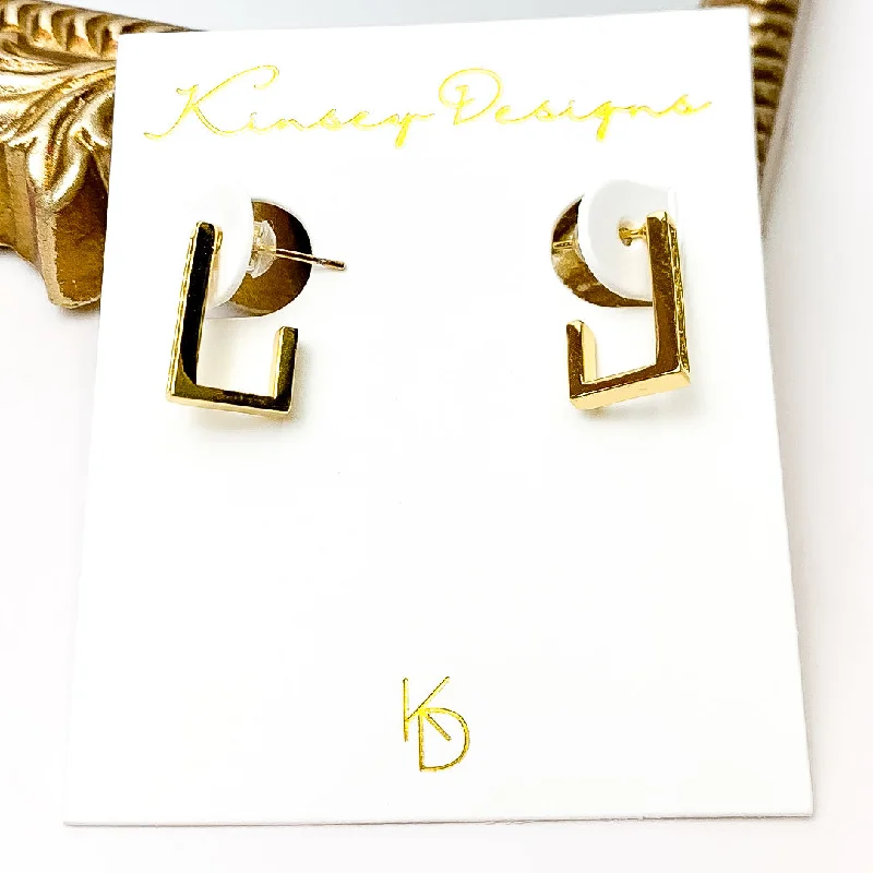 Light drop earrings-Kinsey Designs | Oak Hoop earrings