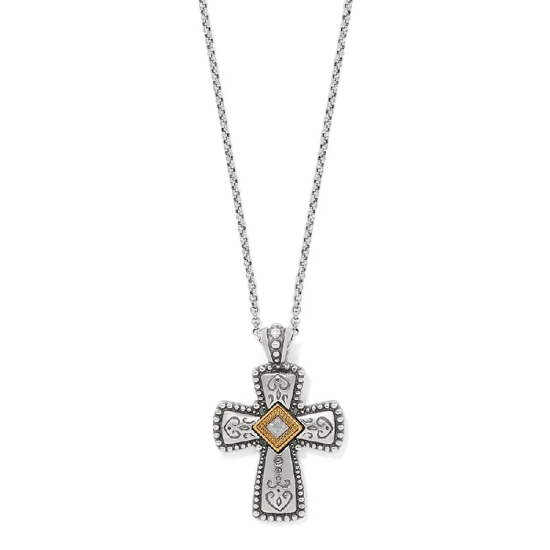 Reef knot necklaces-Brighton Covenant Cross Necklace