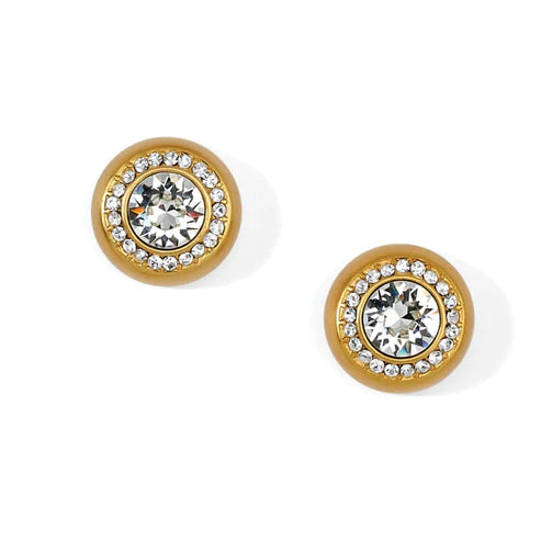 Sea theme earrings-Brighton | Versailles Suisses Post Earrings in Gold Tone