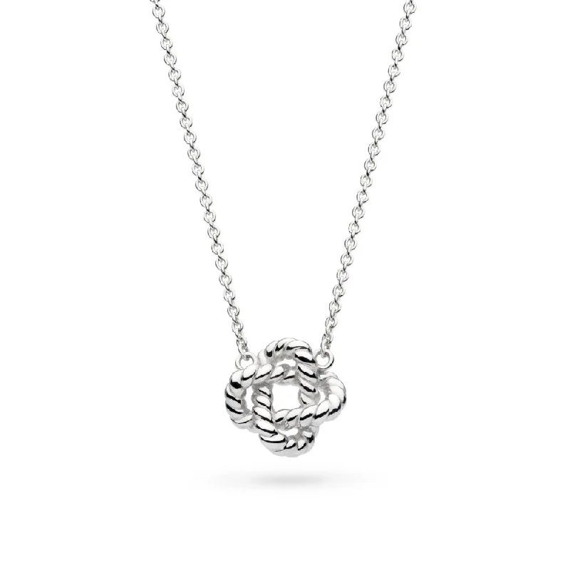 Oval shape necklaces-Kit Heath Marina Rope Knot Necklace