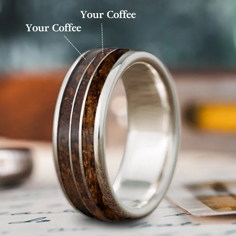 Glossy enamel rings-Custom Design - 3-Inlay Narrow Center Ring s9qoNHfHwWK1WYwQLG3e_ncU