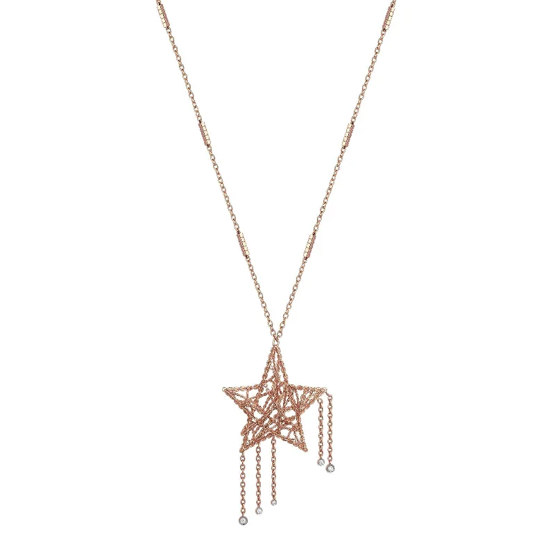 Clear crystal necklaces-Rising Star Necklace