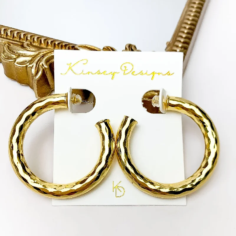 Soft clay earrings-Kinsey Designs | Jasmine Large Hoop Earrings