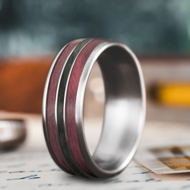 Loop band rings-Custom Design - 3-Inlay Narrow Center Ring 9_9R1Aw7hTRaBJwH_iH36kC_