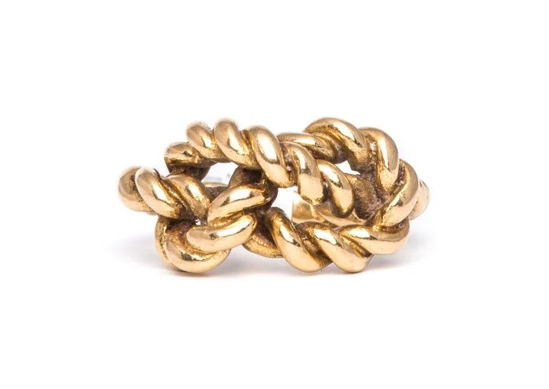 Curved shank rings-Surprise Me Knot Ring