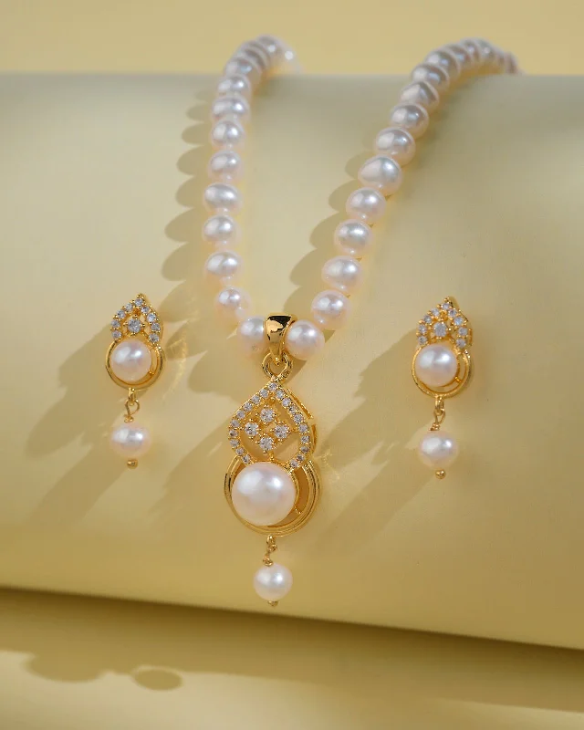 Tight clasp necklaces-Pretty Pearl Necklace Sets