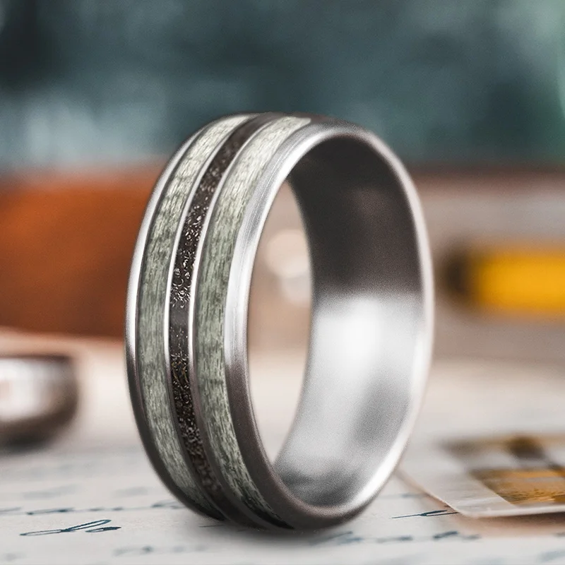 Sleek design rings-Custom Design - 3-Inlay Narrow Center Ring Qoj_QPdg8asCgjMkCPatrhFO