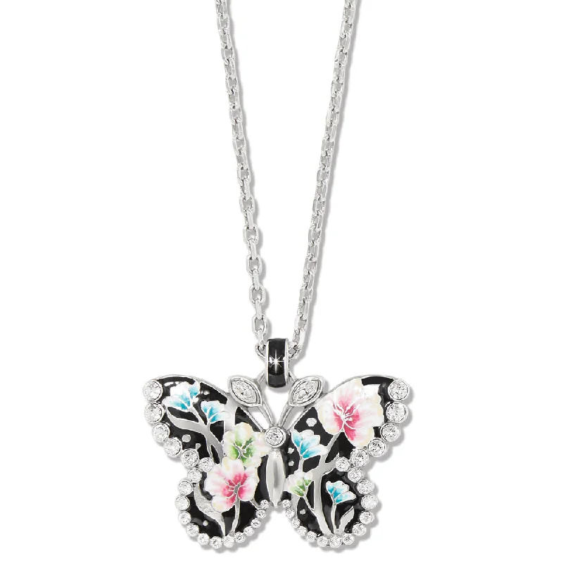 Cotton thread necklaces-Brighton Botanique Butterfly Necklace